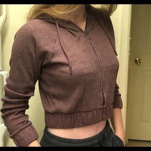 out from under cropped sweater